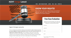 Desktop Screenshot of agent-orange-lawsuit.com